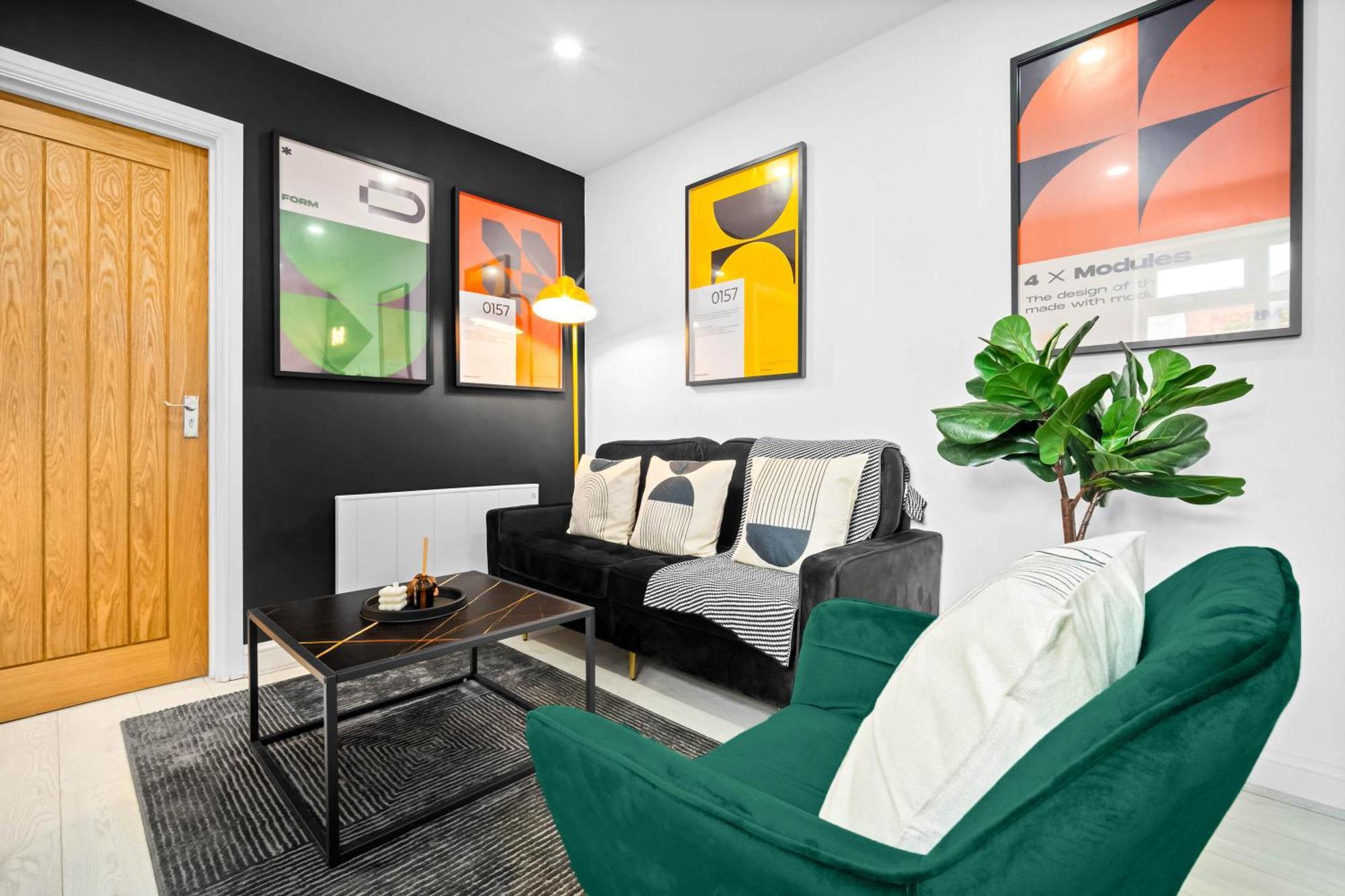 Luxury 3 Bedroom Apartment - Terrace - Near City Centre - Wifi - Smart Tv 1Mr Birmingham Kültér fotó